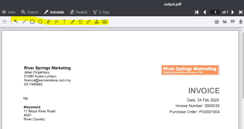 Prizm Annotations Tool