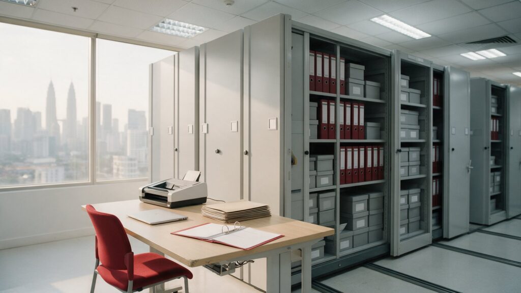 How long does Malaysian law say to keep business records?